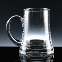 Balmoral Glass Mouth Blown Tavern 10oz Tankard, Single, Gift Boxed