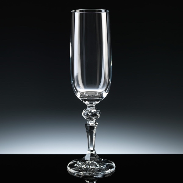 Mirelle 6oz Champagne Flute, Single, Satin Boxed